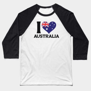 I heart Australia Baseball T-Shirt